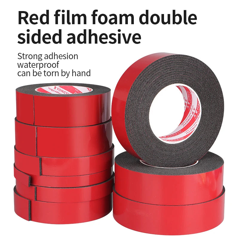Super Strong Black Foam Double Sided Tape Sponge Soft Mounting Adhesive Tape Door Window Anti-collision Fixed Protect Tapes