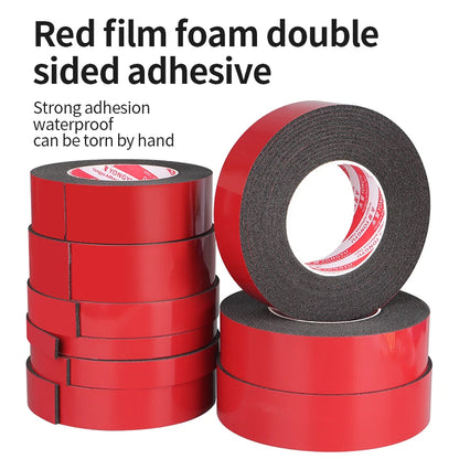 Super Strong Black Foam Double Sided Tape Sponge Soft Mounting Adhesive Tape Door Window Anti-collision Fixed Protect Tapes