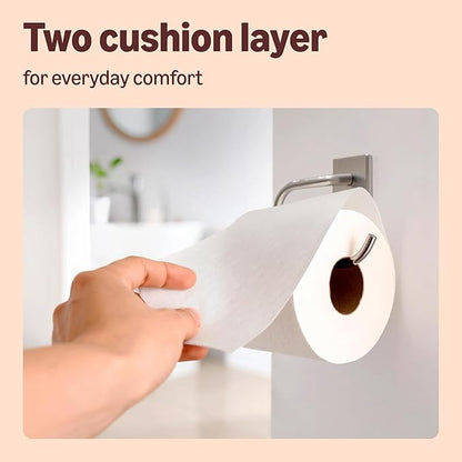 Our Essentials by Amazon Toilet Tissue Double Roll, 2-ply, 6 Rolls (1 Pack of 6), 400 Sheets per Roll