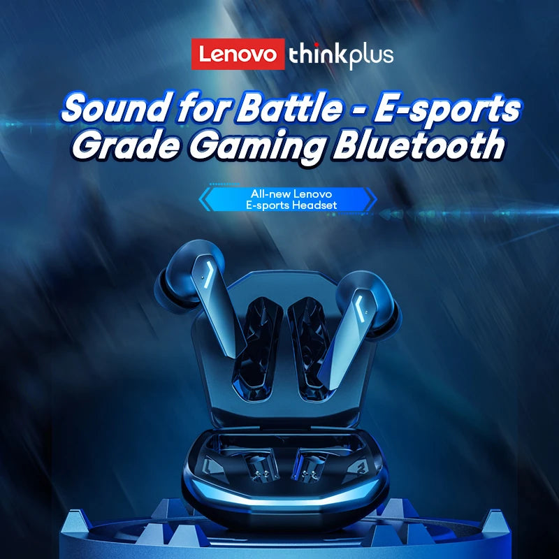 Choice Lenovo GM2 Pro Wireless Bluetooth Earphones Gaming Low Latency Dual Mode Music Earbuds TWS Sports In-Ear Headset With Mic