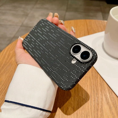 For Magsafe Magnetic Color Collision Carbon Fiber Phone Case For iPhone 16 Pro Max 14 11 12 13 15 Pro Max Shockproof Back Cover