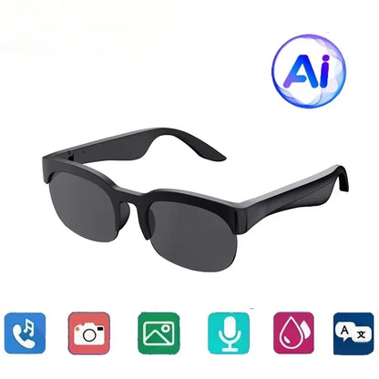 Lenovo 8K 1600MP AI Smart Glasses HD Hands-Free Calling AI Translation AI Chat Logging Music Playback New Smart Sunglasses