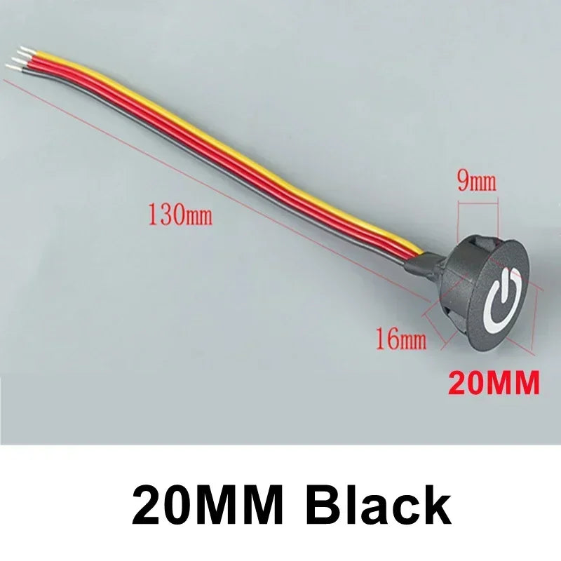Embedded Dimmable Touch Sensor Button Switch DC5V 12V 24V Smart Controller Home Light Strip Table Lamp LED Dimmer Controller