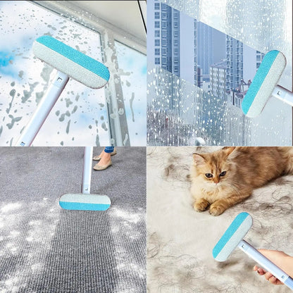 Pet Hair Remover, a Four in One Reusable Tool for Dog and Cat Hair Removal - Suitable for Sofas, Carpets, and Car Seats