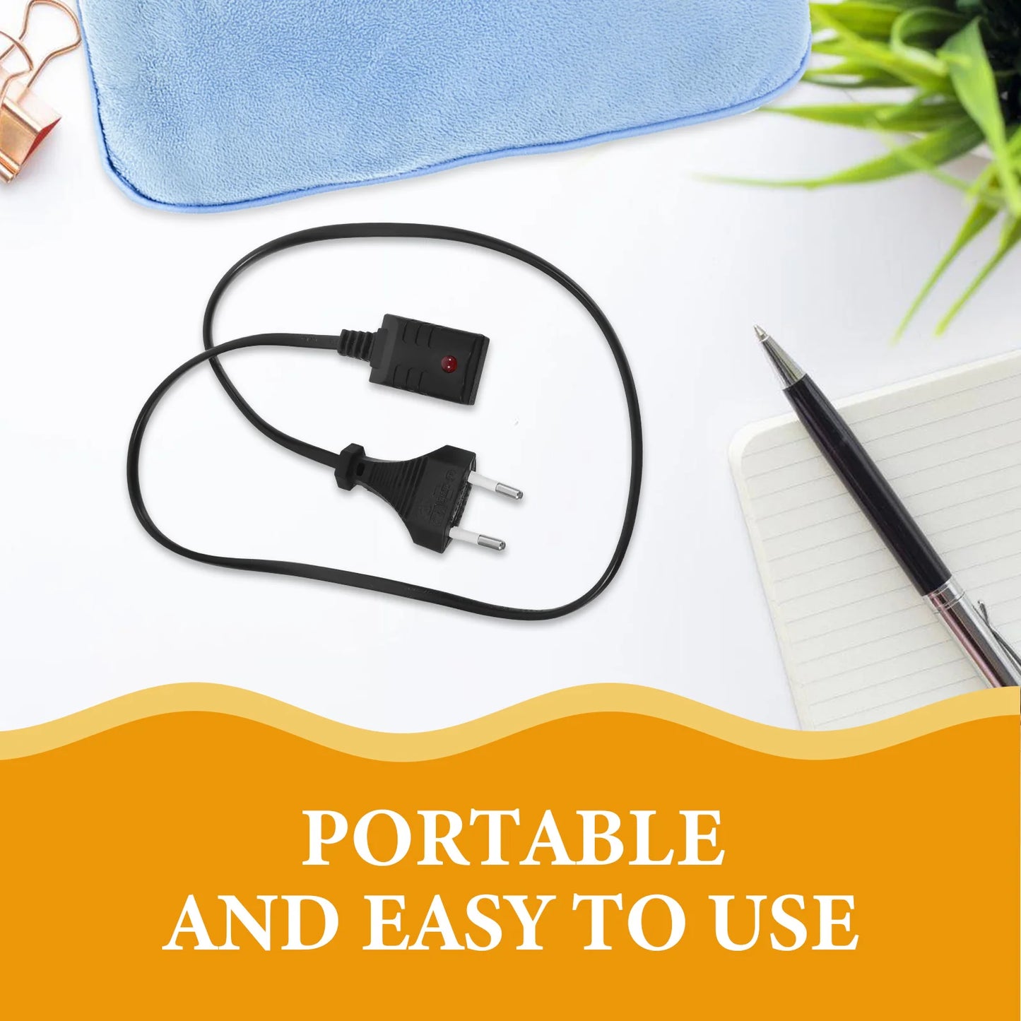 Hand Warm Heater Charging Cable Warmer Power Bank Cord Electric Hot Water Bag Pocket Plug