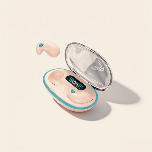 New Bluetooth 5.3 Wireless Earbuds for Sleeping Mini Design Portable Audio for Small Ears Ultra-Mini Sleep Earphones With Mic