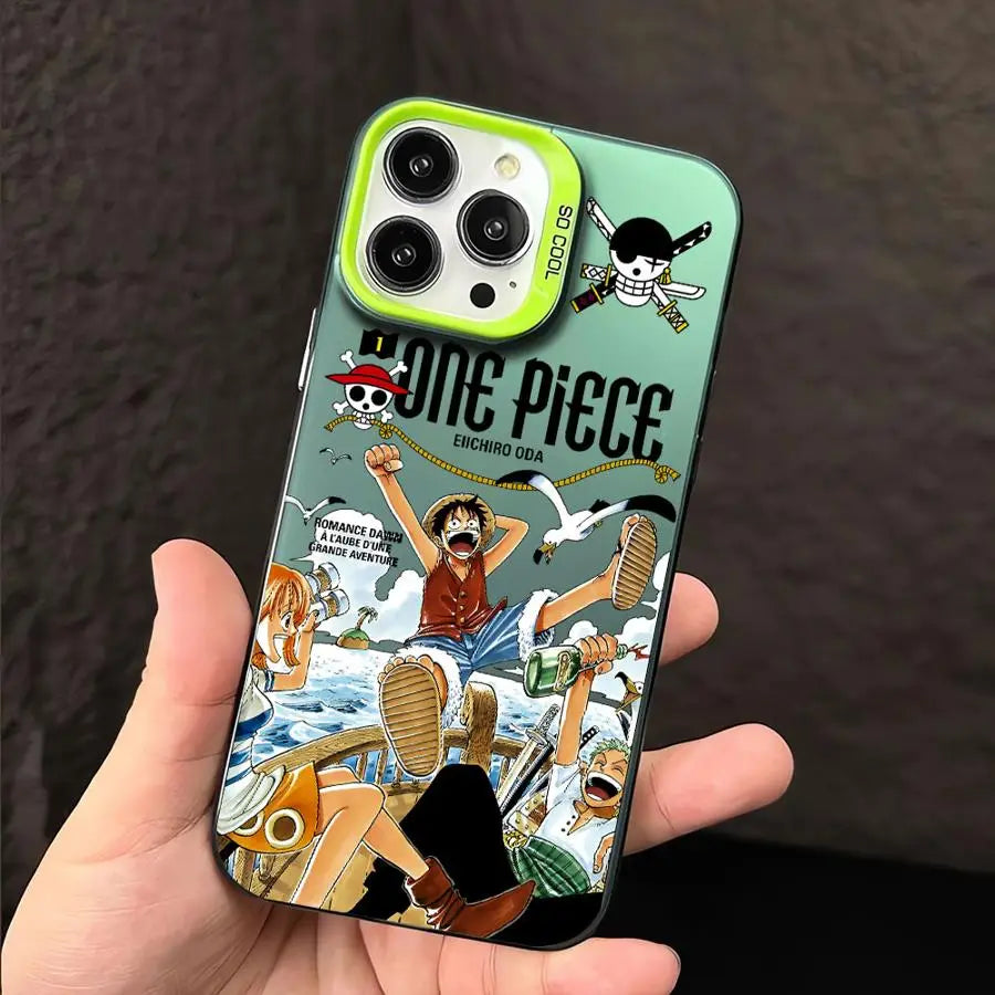 Case for iPhone 14Pro 15 13 Pro MAX 11 16Pro 16e XR XS MAX 14 12 Soft Cover Anime O-One PieceS