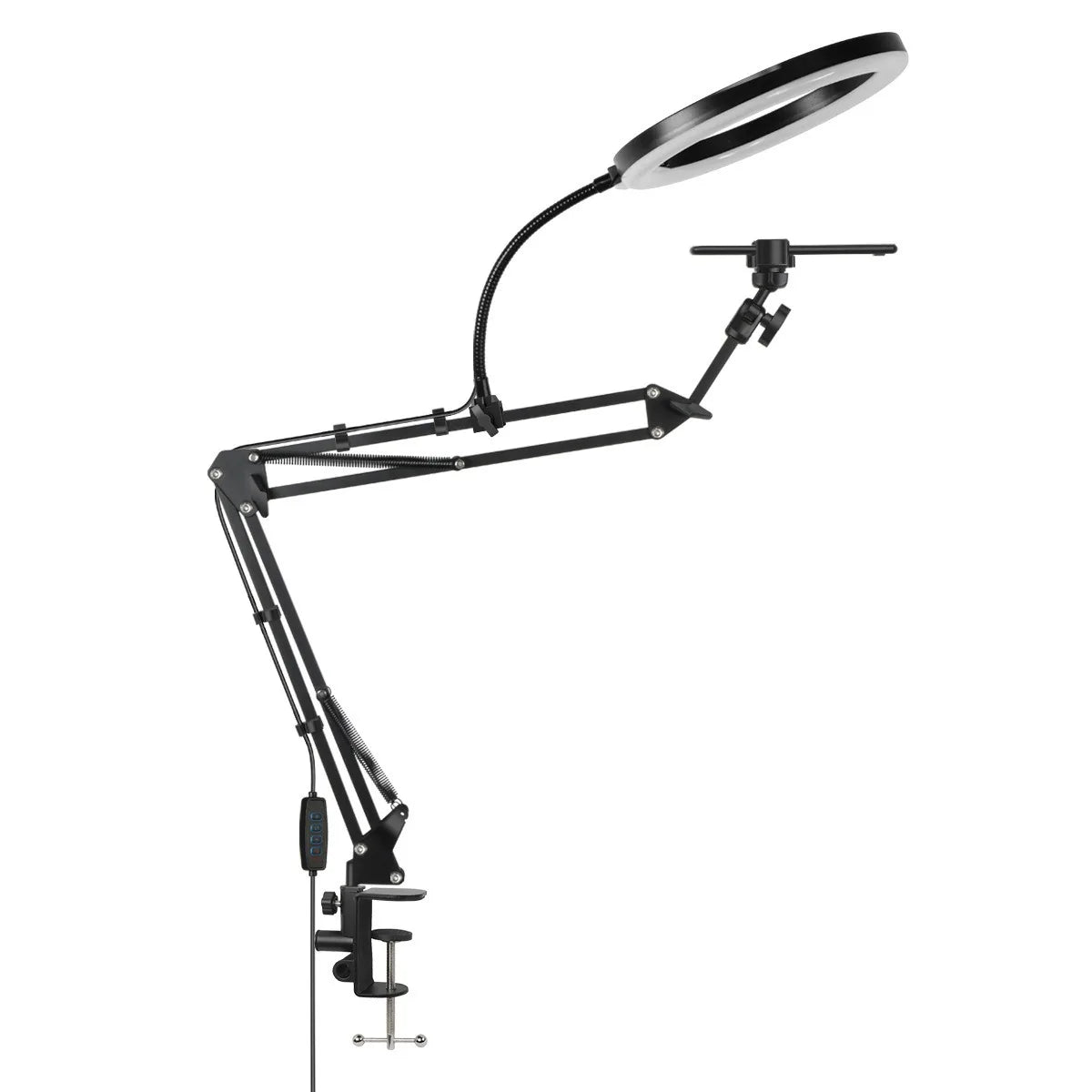 Live Stand Mobile Phone Professional Overhead Lighting Fixed Shooting Camera With Instructi Recording Video Selfie Stick