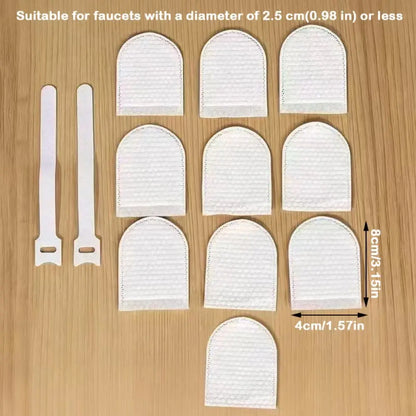 10/20/50Pcs Universal Faucet Filter Cotton Anti-splash Thickened Faucet Filter with T-strap Tap Water Filter Bag