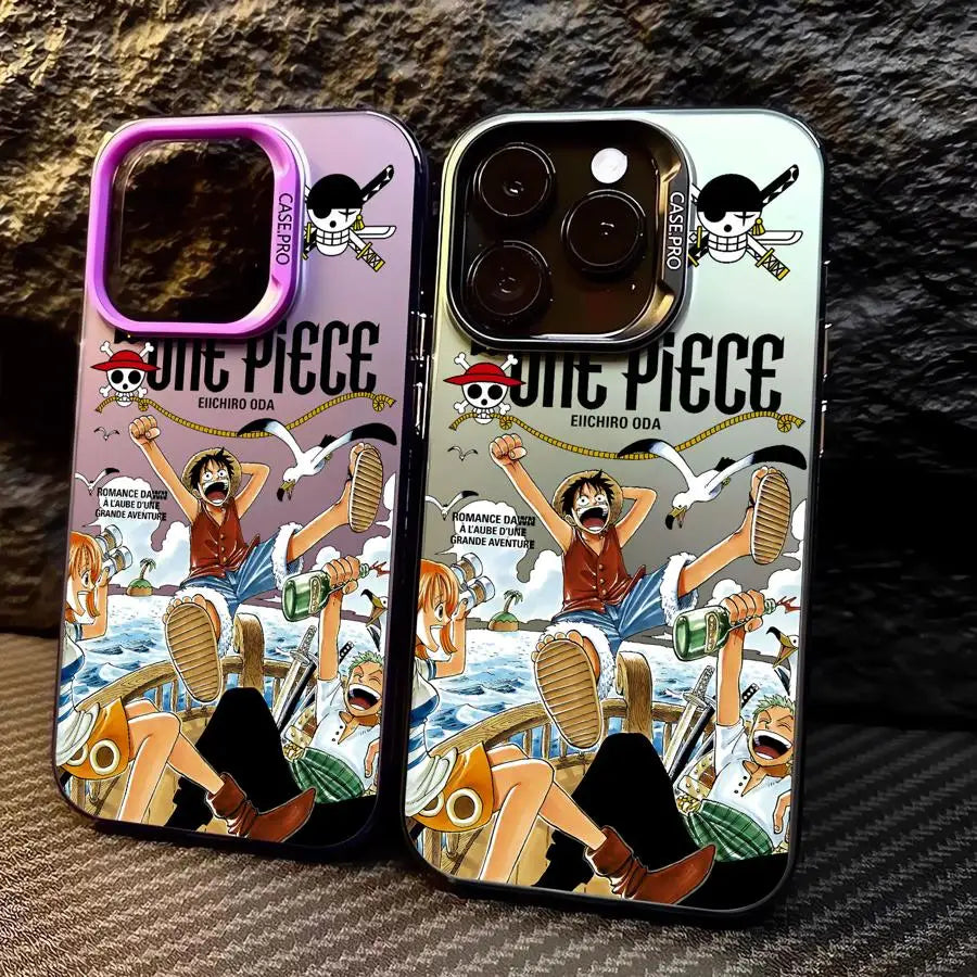 Case for iPhone 14Pro 15 13 Pro MAX 11 16Pro 16e XR XS MAX 14 12 Soft Cover Anime O-One PieceS