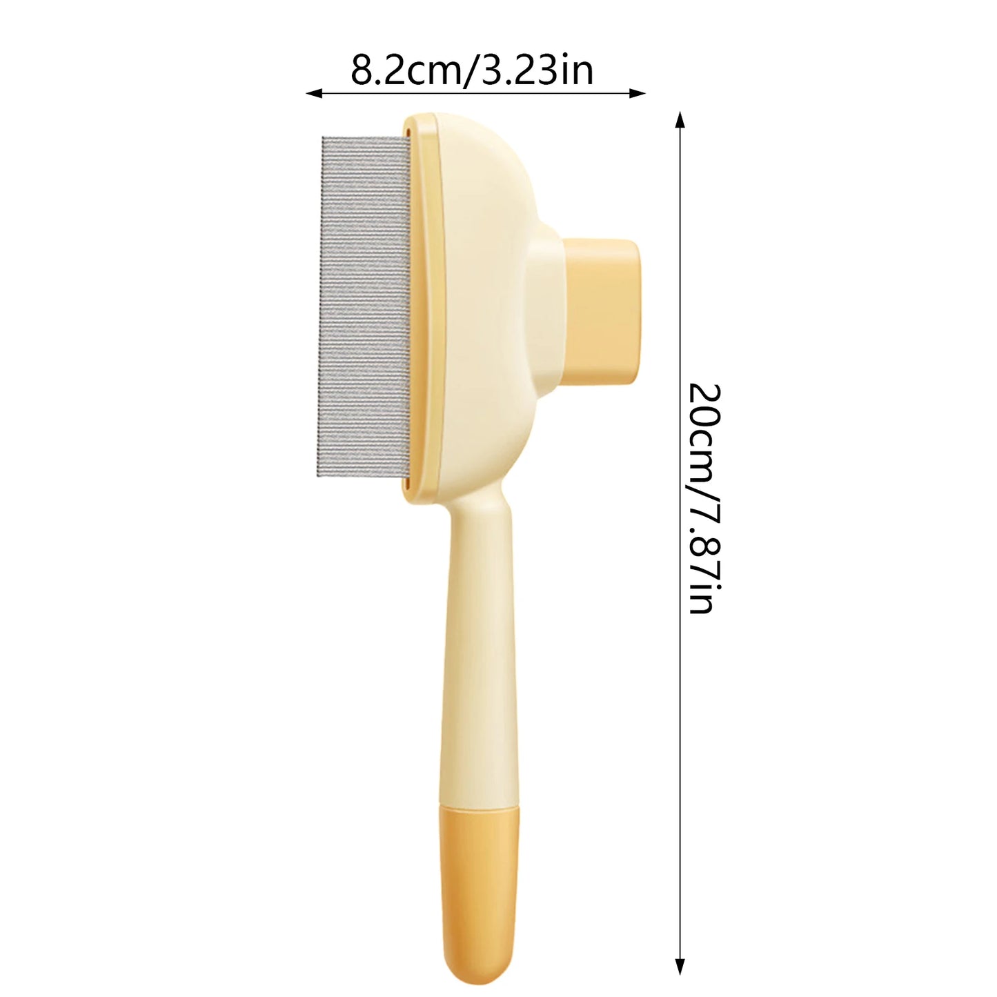 Pet Hair Comb Grooming Brush Effectively Remove Loose Hair Pet Cleaning Tool for Hair Removal and Bathing