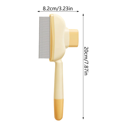 Pet Hair Comb Grooming Brush Effectively Remove Loose Hair Pet Cleaning Tool for Hair Removal and Bathing