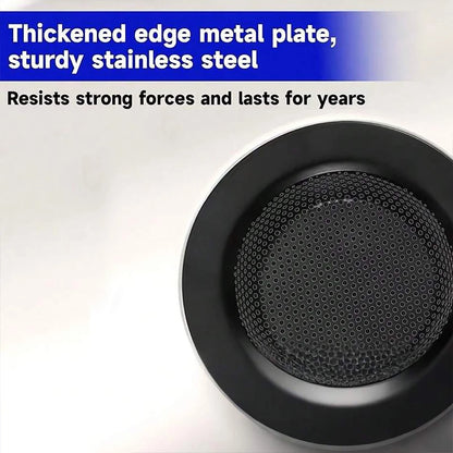 1/2 Pack of Black Matte Kitchen Sink Strainers, Available in 5.3cm / 2.08inch , 7cm / 2.87inch , 9cm / 3.54inch , 11.5cm / 4.52inch , 4 Different Sizes, Stainless Steel Sink Drain Strainer, Dishwasher Safe, Kitchen Sink Strai