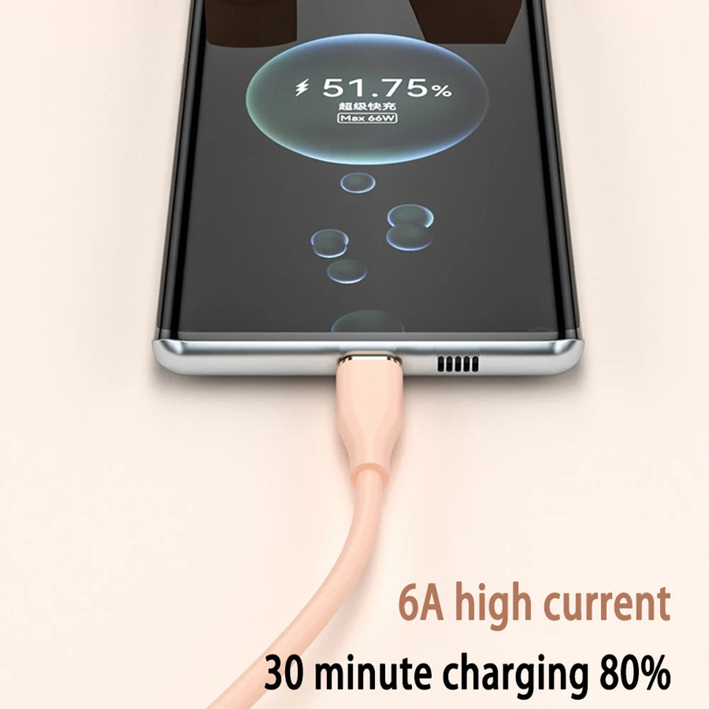 UGOURD Liquid Silicon USB-Type C To C Fast Charging Cable 66W USB to C PD 60W 45W 27W For Huawei SCP Xiaomi iPhone 15 16 Pro Max
