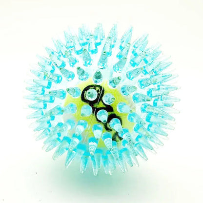 Pet Dog Toy, Rubber Tennis Ball, Prick Ball, Squeaking, Grinding Teeth, Relieving Boredom, Accompanying Various Dogs of All Size