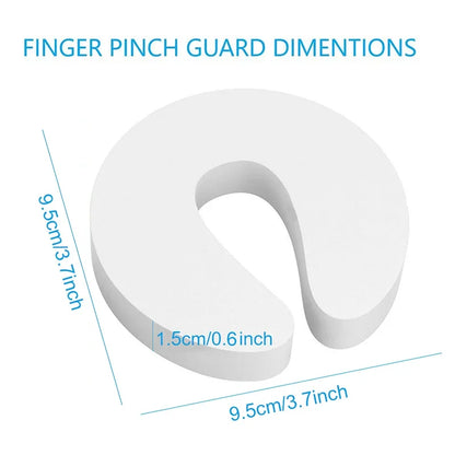 4Pcs Door Finger Pinch Guards Baby Proof Doors Slam Stopper Extra Soft Foam Sleek Design Child Safety Baby Safety Finger Protect