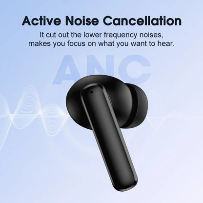 QCY T13 ANC Active Noise Cancelling Wireless Earbuds Bluetooth 5.3 Headphones 4 Mics ENC Clear Calls Earphones 30H Playtime IPX5