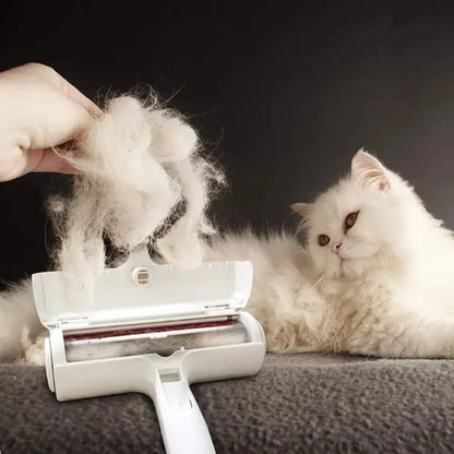 Pet Hair Remover, Floating Hair Removed With One Scratch, Rolling Back And Forth, Two-Way Hair Removal, Washable And Reusable