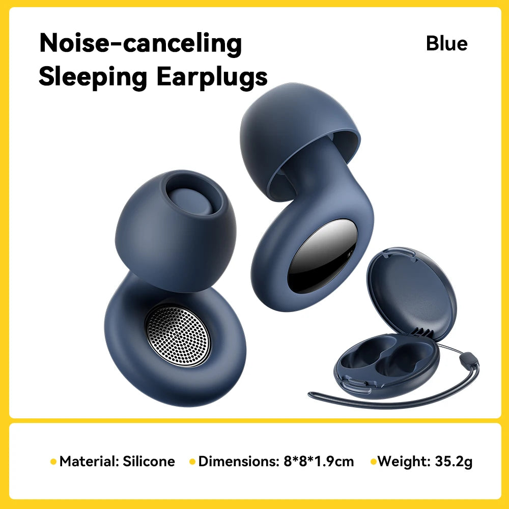 ESSAGER Noise Cancelling Ear Plugs for Sleeping Soft Silicone Sleep Earplugs Noise Reduction Earbuds for Sleep Work Study Travel