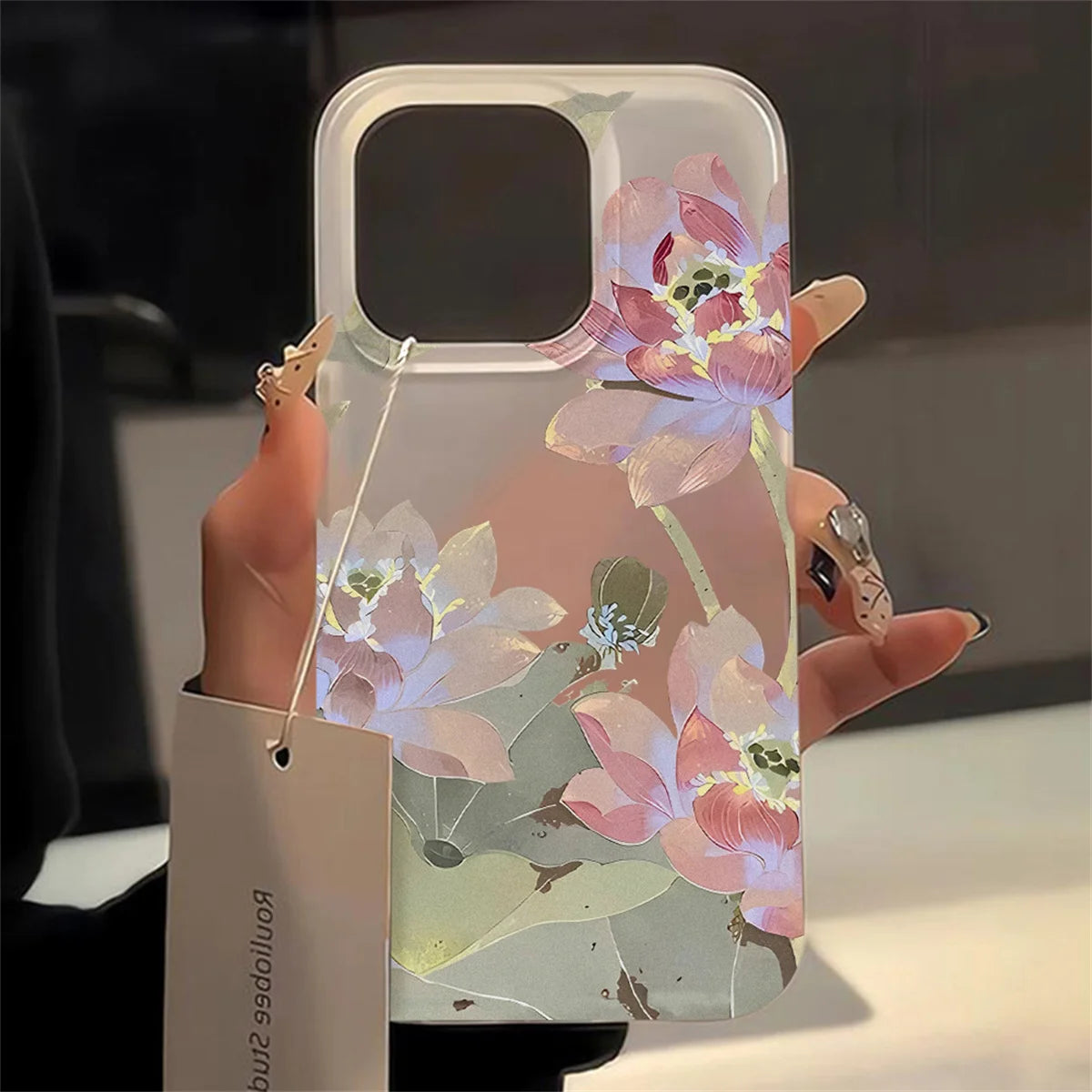 Flower Clear Phone Case For iPhone 16 Pro Case iPhone 13 15 17 11 12 14 Pro Max Plus 12 13 Mini Shockproof Silicone Soft Cover