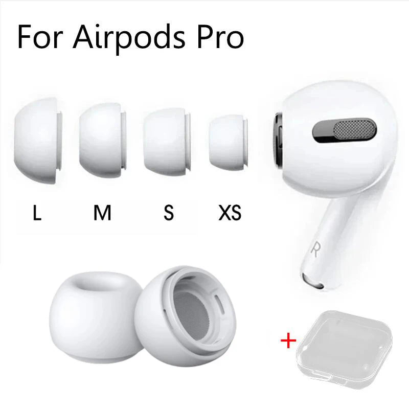 Eartips For Airpods Pro 1/2 Ear Pads Silicone Case Pressure Relief Hole Ear Caps Cushion Eartips Buds Earphone Air Pods Pro
