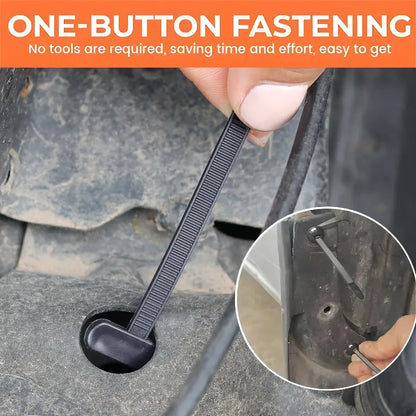 Nylon Cable Tie Buckle Heavy Duty Zip Ties with Pin Button Universal Self-locking Zip Ties Tool Car Daily Repair Fastening Strap