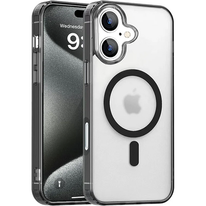 Magnetic Magsafa Strong Hybrid Case For iPhone 16 15 14 13 12 11 Pro XS Max Plus Mini X XR Candy Color Matte Hard Cover Silicone