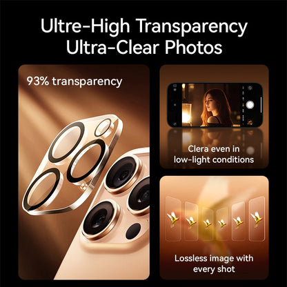 Joyroom HD Lens Protective Glass For iPhone 18 Pro Max Back Camera Protector Tempered Glass For iPhone 17 16 15 14 Pro Len Film