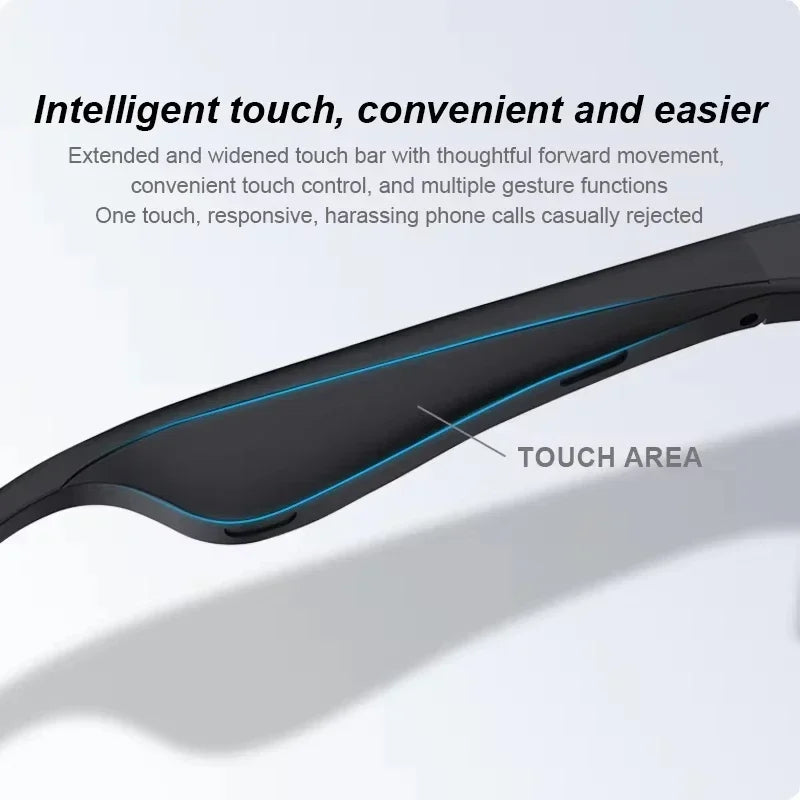 Lenovo 2026 New 8K AI Smart Glasses AI Translation HD Hands Free Calling AI Chat Recording Music Playback Smart Sunglasses