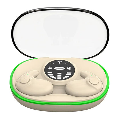 TWS Bluetooth 5.3 Wireless Earphone Invisible Sleep Headphones Hidden Earbuds IPX5 Waterproof Noise Reduction Sports Headset