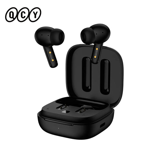 QCY T13 ANC Active Noise Cancelling Wireless Earbuds Bluetooth 5.3 Headphones 4 Mics ENC Clear Calls Earphones 30H Playtime IPX5