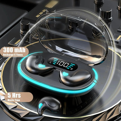 New Bluetooth 5.3 Wireless Earbuds for Sleeping Mini Design Portable Audio for Small Ears Ultra-Mini Sleep Earphones With Mic