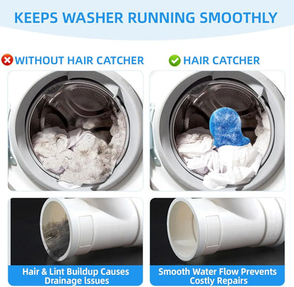 6 PCS Pet Hair Remover for Laundry – Effectively Removes Fur Lint & Dander – Reusable Eco-Friendly Laundry Pet Hair Catcher