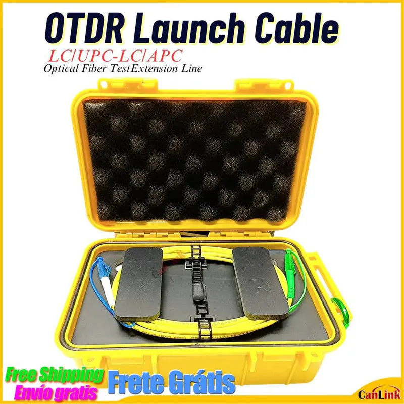 Fiber Optic Launch Cable Box 1310/1550Nm 1km OTDR Dead Zone Eliminator SC/APC-SC/UPC Customized Connector