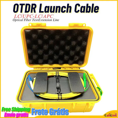 Fiber Optic Launch Cable Box 1310/1550Nm 1km OTDR Dead Zone Eliminator SC/APC-SC/UPC Customized Connector