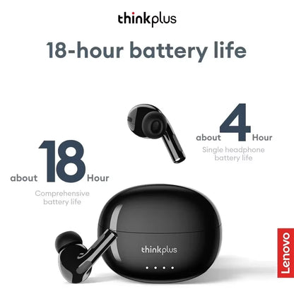 Lenovo LP5 PRO Wireless Bluetooth 5.4 Earphones TWS HiFi Sound Gaming Earbuds LP5Pro Sport Headset Long Standby with Mic 2026