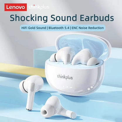 Lenovo LP5 PRO Wireless Bluetooth 5.4 Earphones TWS HiFi Sound Gaming Earbuds LP5Pro Sport Headset Long Standby with Mic 2026