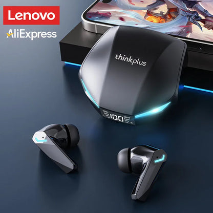 Choice Lenovo GM2 Pro TWS Wireless Bluetooth V5.4 Earphone HD Call Low Latency Headphones Dual Mode Music Gaming Earbuds GM2PRO