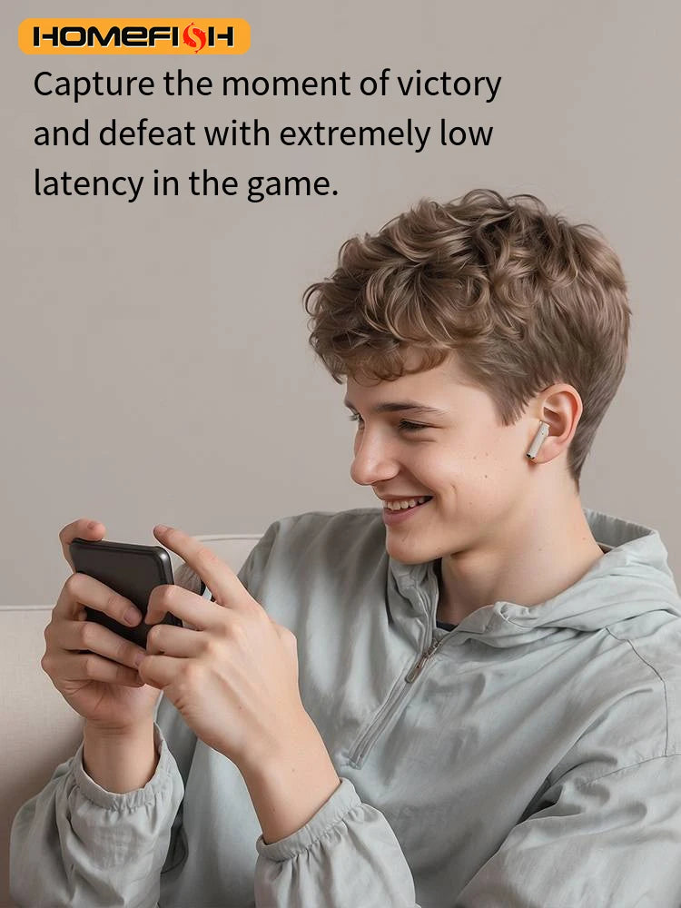 Q86 Bluetooth 5.3 Wireless Headphones Power LED Digital Display 24hours Endurance HiFi Gaming Headsets Waterproof Sports Earbuds