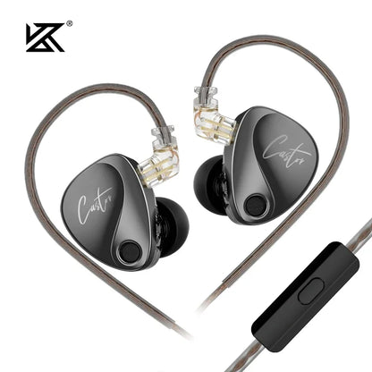 KZ Castor 2DD Dynamic in Ear Earphone High-end Tunable Earphones HiFi Bass Monitor Headphone Cancelling Earbud ZSNPRO EDXPRO