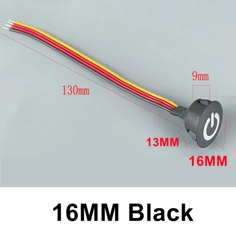 Embedded Dimmable Touch Sensor Button Switch DC5V 12V 24V Smart Controller Home Light Strip Table Lamp LED Dimmer Controller