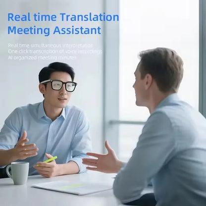 Lenovo AI Smart Glasses AI Translation 8MP HD Camera 4K Shooting Image Bluetooth Call Recording Music Smart Sunglasses 2026 New