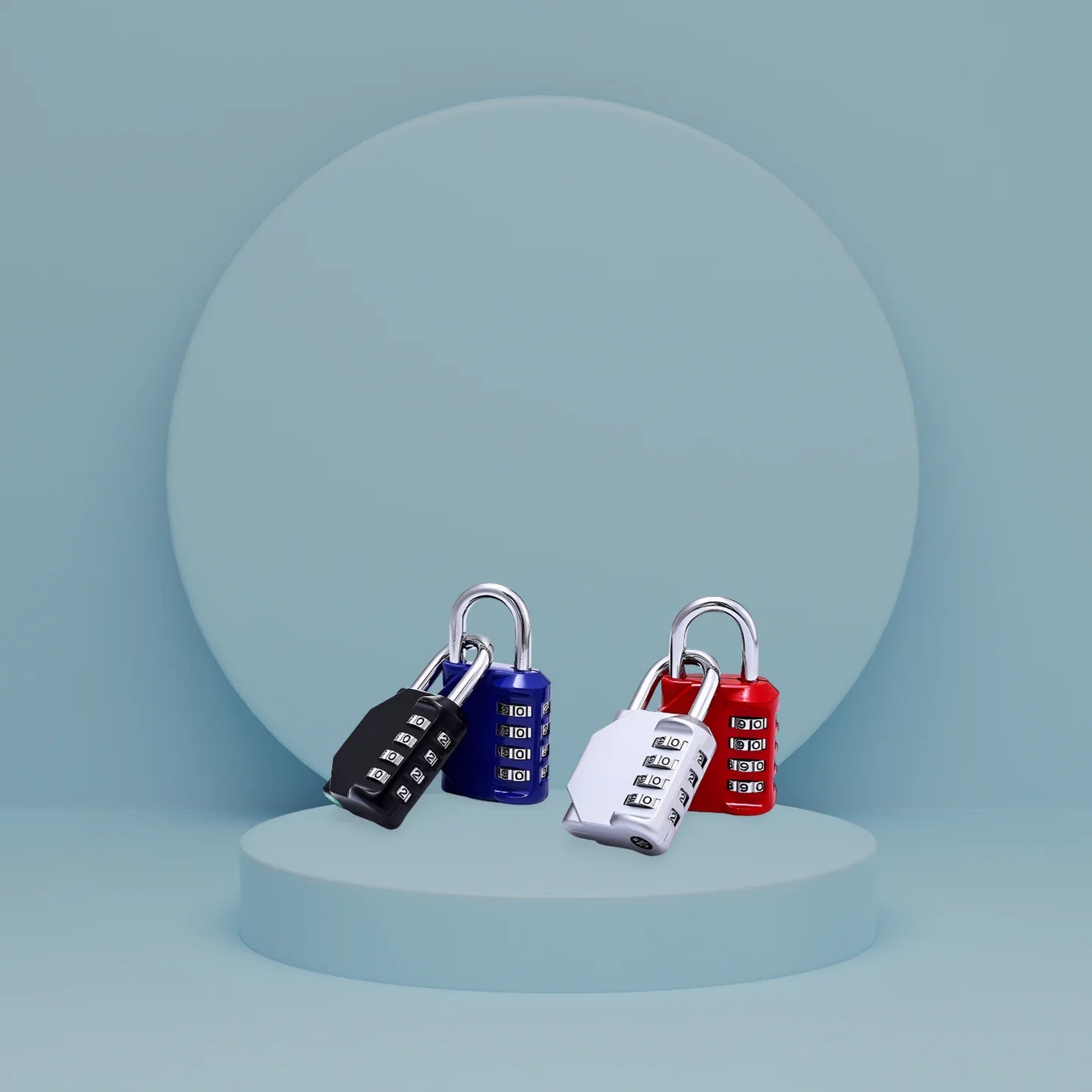 Mini Cabinet Door Lock Home Backpack Luggage Bag Student Dormitory Jian Shengfang Padlock 4 Digit Password Anti-theft Lock