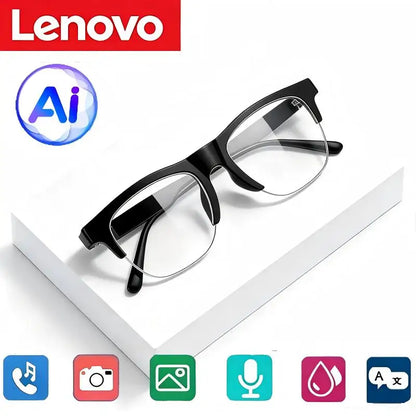 Lenovo 8K HD AI Smart Glasses AI Translation Hands-Free Calling AI Chat Logging Music Playback Smart Sunglasses for Men 2026 New
