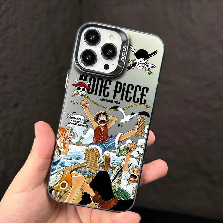 Case for iPhone 14Pro 15 13 Pro MAX 11 16Pro 16e XR XS MAX 14 12 Soft Cover Anime O-One PieceS