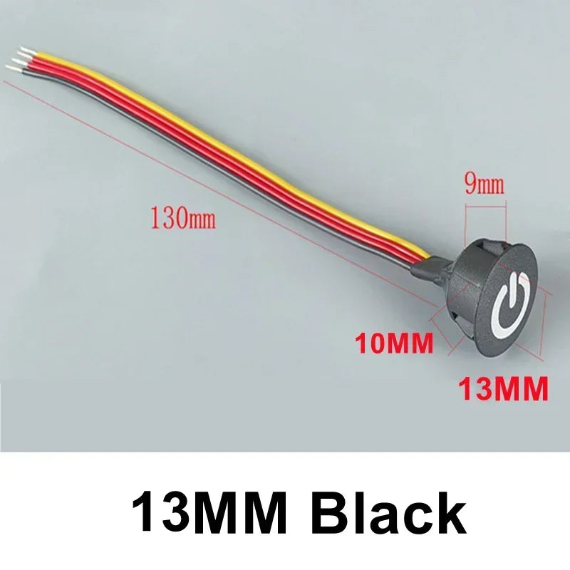 Embedded Dimmable Touch Sensor Button Switch DC5V 12V 24V Smart Controller Home Light Strip Table Lamp LED Dimmer Controller