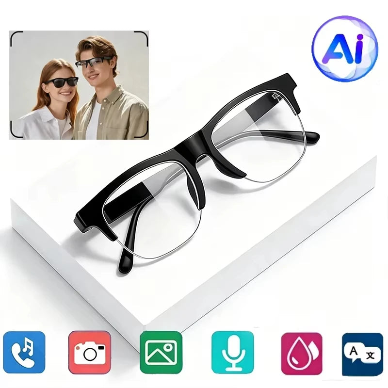 Lenovo 8K 1600MP AI Smart Glasses AI Translation HD Hands-Free Calling 2027 New AI Chat Logging Music Playback Smart Sunglasses
