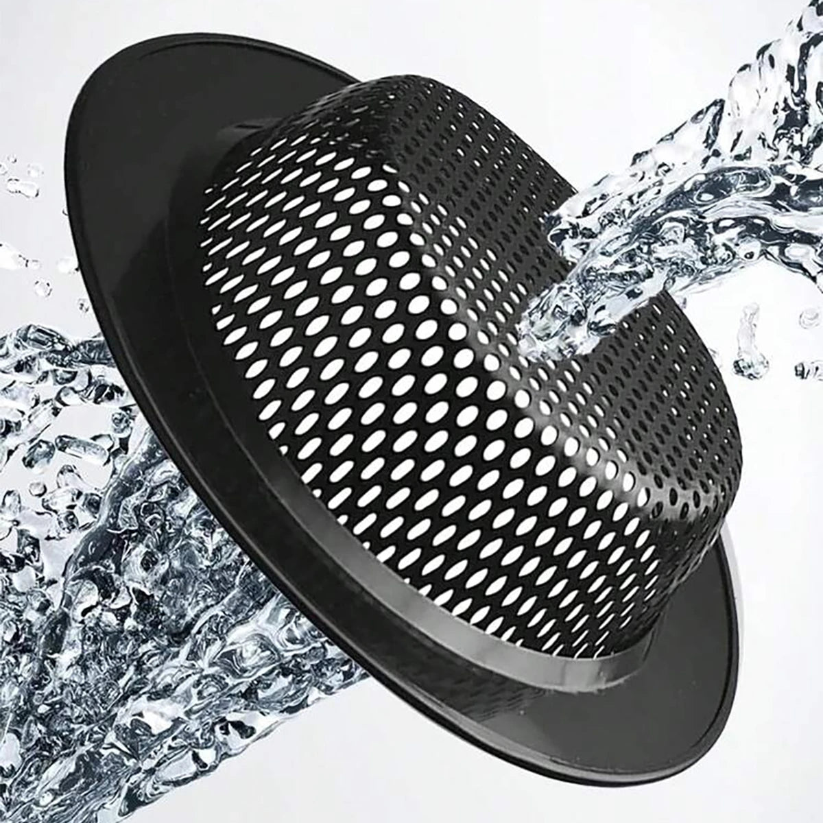 1/2 Pack of Black Matte Kitchen Sink Strainers, Available in 5.3cm / 2.08inch , 7cm / 2.87inch , 9cm / 3.54inch , 11.5cm / 4.52inch , 4 Different Sizes, Stainless Steel Sink Drain Strainer, Dishwasher Safe, Kitchen Sink Strai
