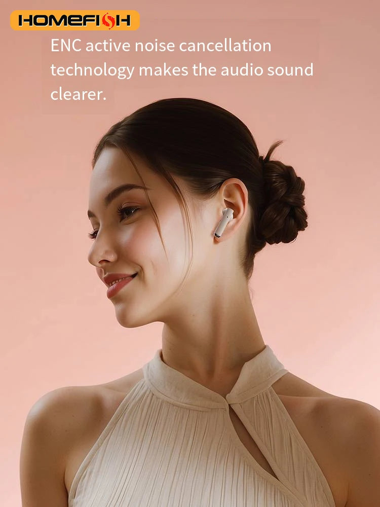 Q86 Bluetooth 5.3 Wireless Headphones Power LED Digital Display 24hours Endurance HiFi Gaming Headsets Waterproof Sports Earbuds