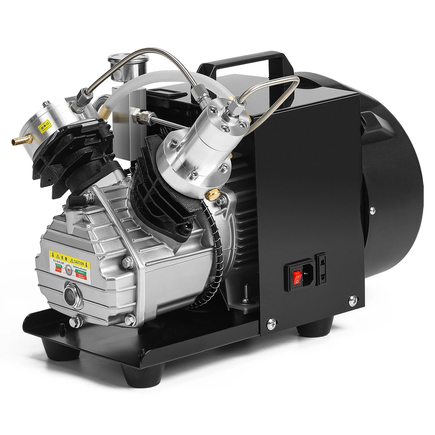 TUXING TXEDM041 300Bar PCP Air Compressor 4500Psi Diving Portable High Pressure Compressor for PCP Paintball Scuba 6.8L Tank